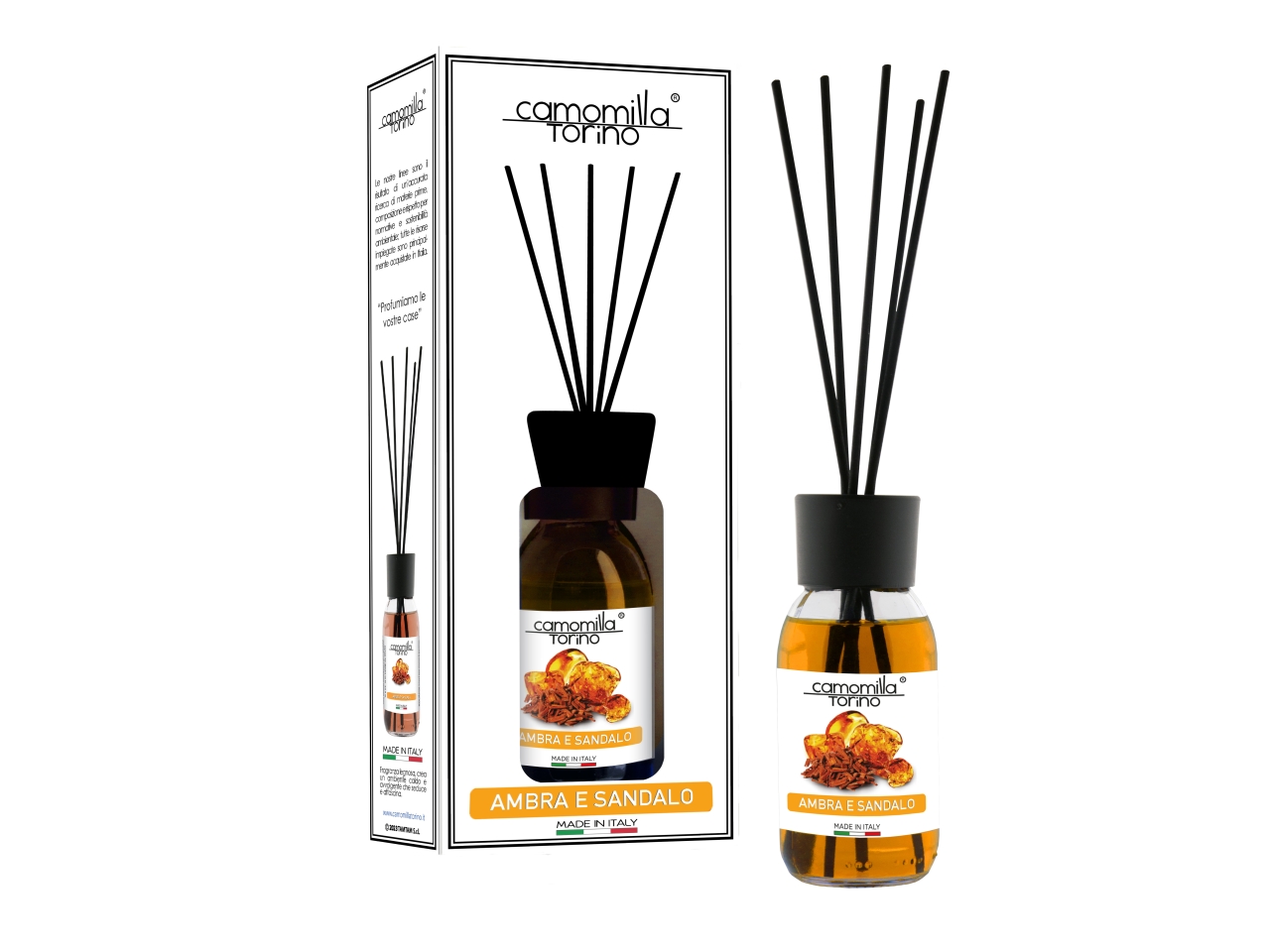 L. BIANCA DIFFUSORE 125ml AMBRA E SANDALO W40534