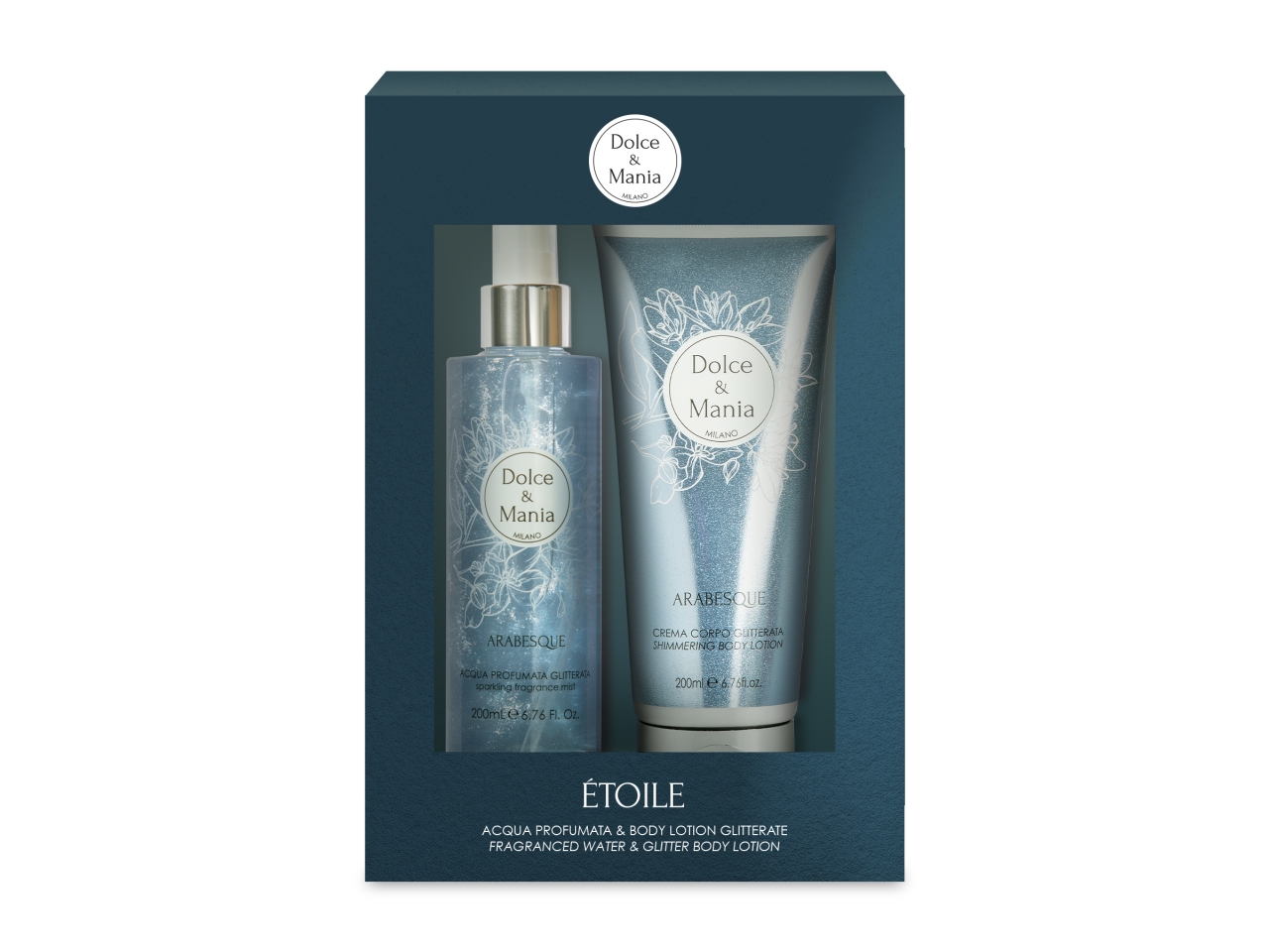 DOLCE MANIA ARABESQUE GIFTSET ACQ.PROF+BODY LOT. DOLCE MANIA ARABESQUE GIFTSET ACQ.PROF+BODY LOT.