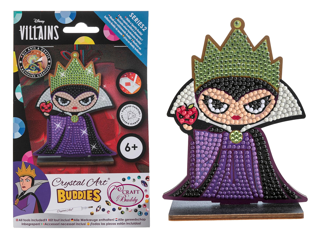 EVIL QUEEN, CRYSTAL ART BUDDY CAFGR-DNY009 EVIL QUEEN, CRYSTAL ART BUDDY CAFGR-DNY009