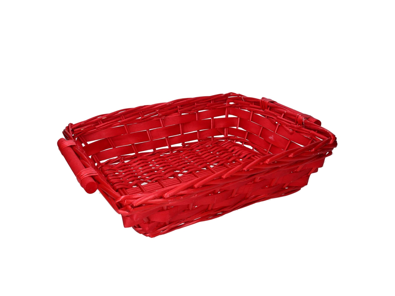 CESTA VIMINI MIRACLE ROSSO 44X37H12CM 9386000000