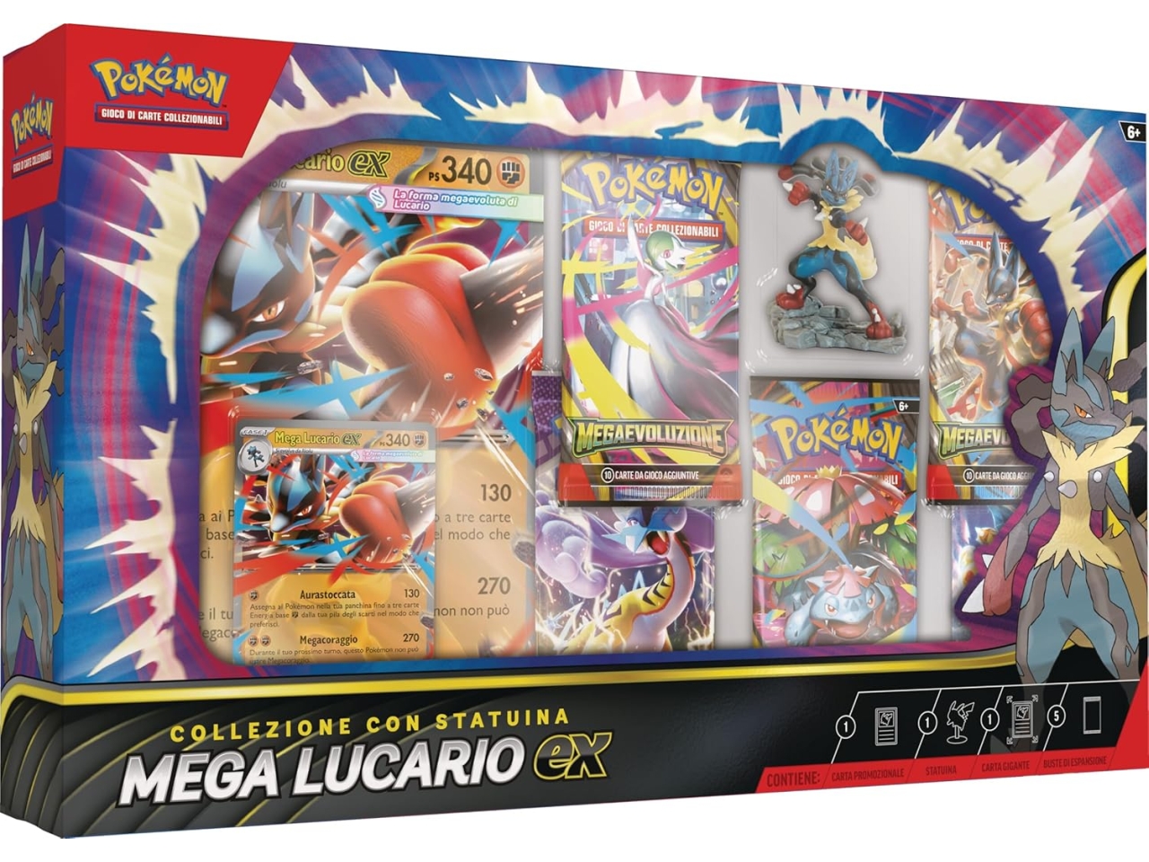 POKEMON COLL. STATUINA MEGA LUCARIO-EX PK10066-I £ POKEMON COLL. STATUINA MEGA LUCARIO-EX PK10066-I £