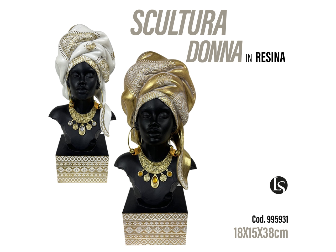 LAN STATUA 18X15X38CM LS25656G2/K