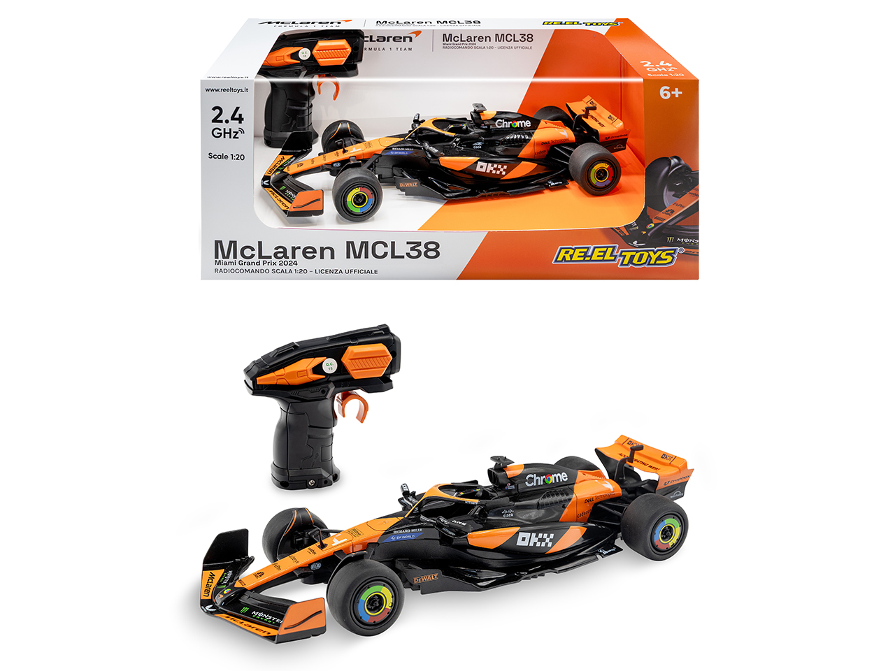 AUTO R/C MC LAREN F12.4 GHZ SCALA 1:20 2456