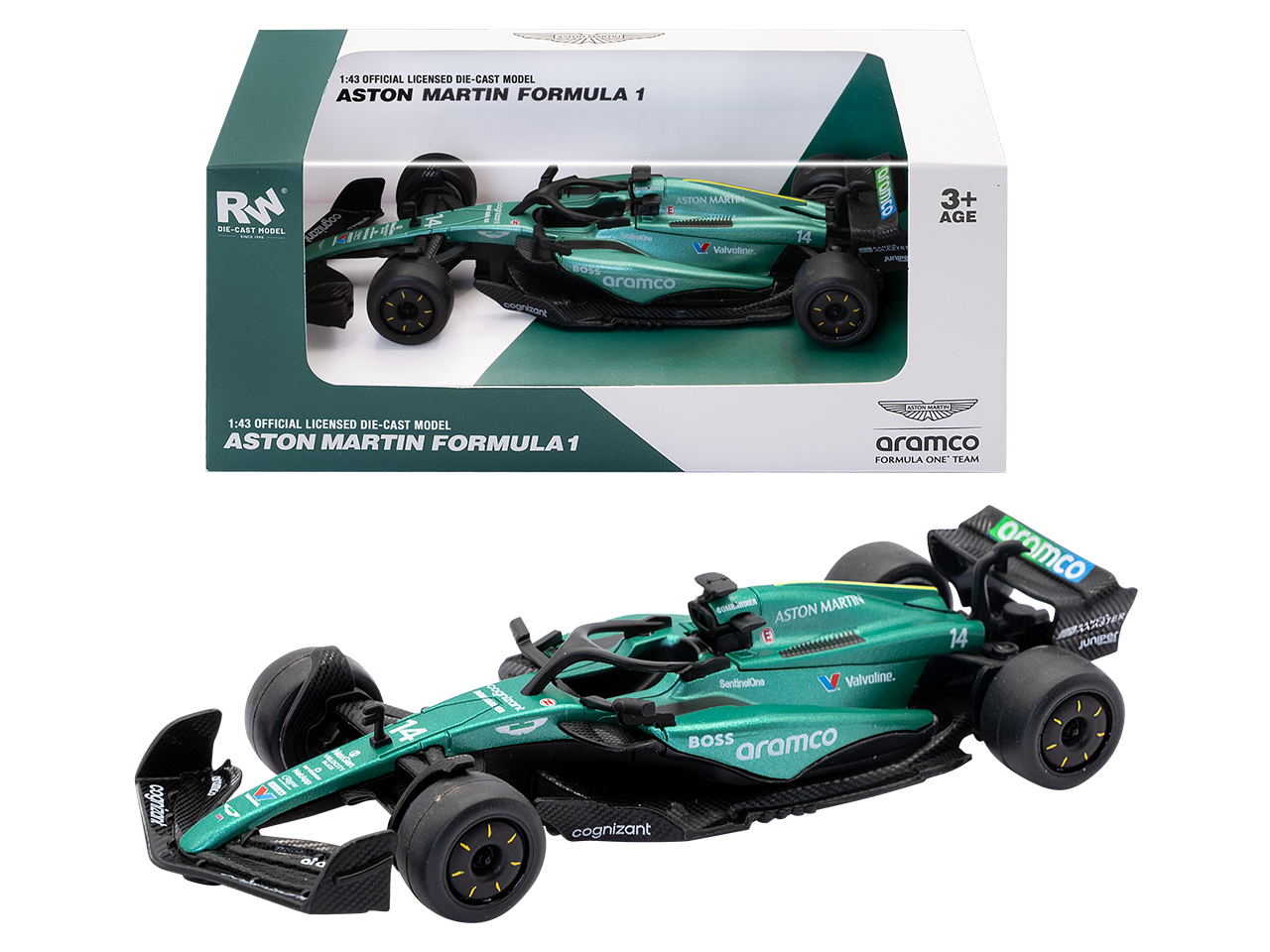AUTO ASTON MARTIN F1 GREEN SCALA 1:43 809 AUTO ASTON MARTIN F1 GREEN SCALA 1:43 809