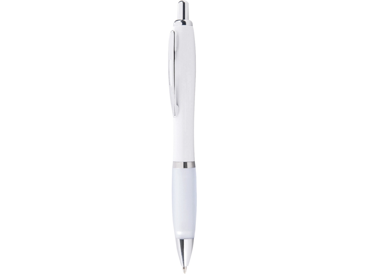 PENNA A SFERA IN PLASTICA/METALLO BIANCA B11006 B PENNA A SFERA IN PLASTICA/METALLO BIANCA B11006 B