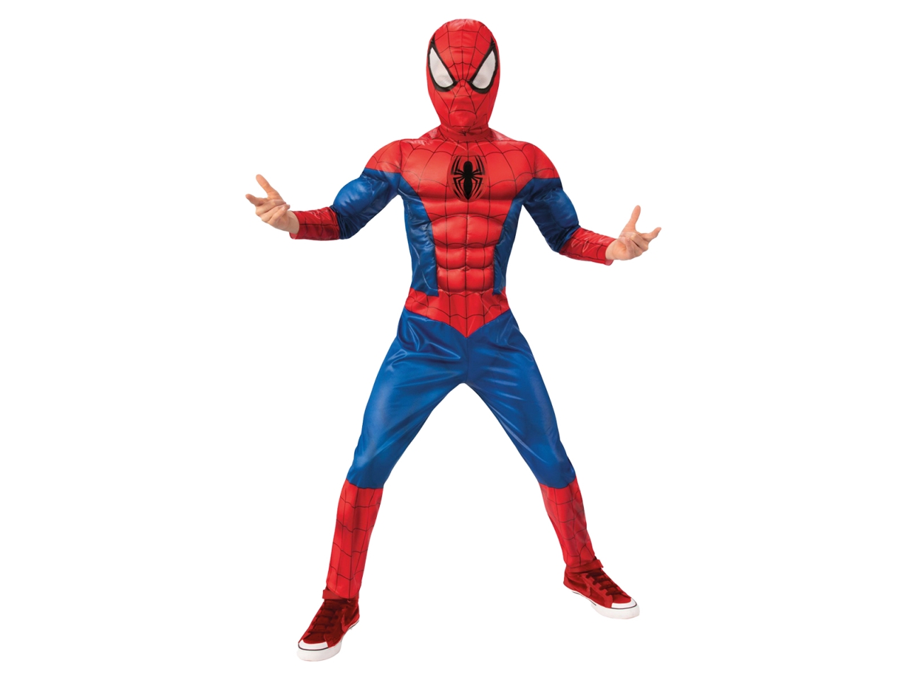 COSTUME SPIDERMAN BLACK LINE TG.S 7-8ANNI 702269-S