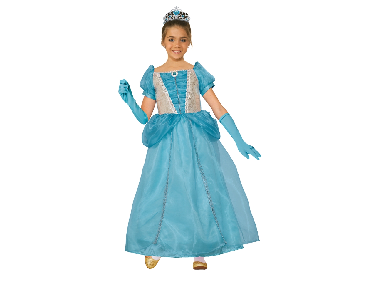 COSTUME PRINCIPESSA TURCHESE TG.XS 5-6ANN.S8041-XS