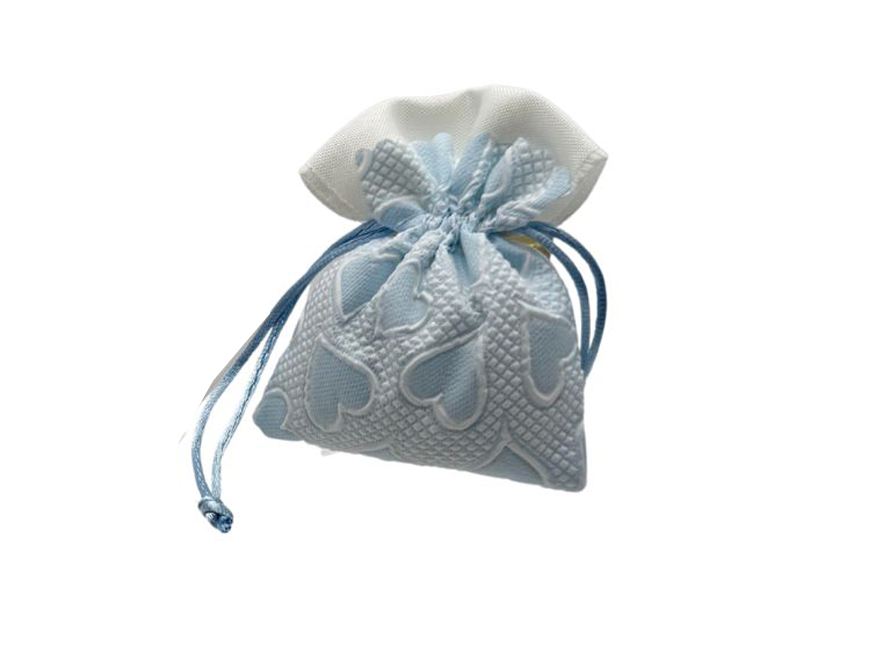 SACCHETTO CON CUORI 9X11,5CM CELESTE L2502/LT.BLUE SACCHETTO CON CUORI 9X11,5CM CELESTE L2502/LT.BLUE