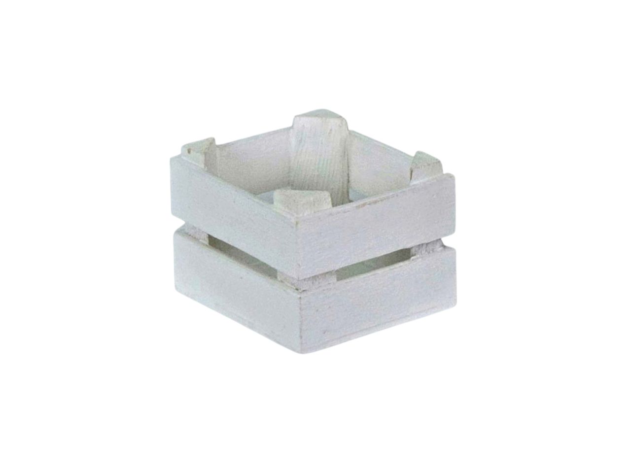 CASSETTA LEGNO 7x6x5CM BIANCO L15174/WHT