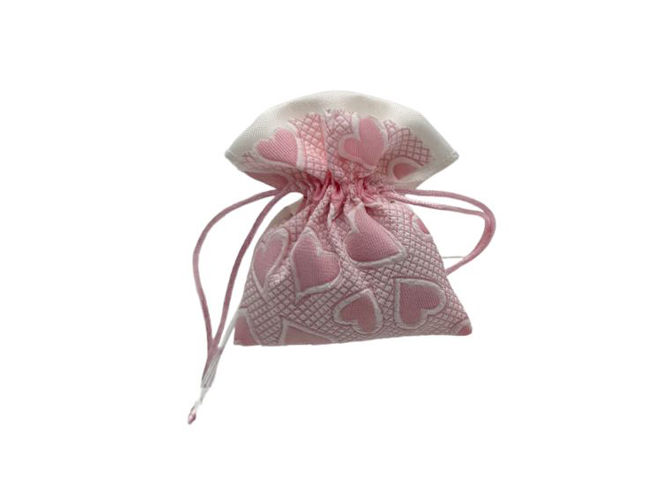 SACCHETTO CON CUORI 9X11,5CM ROSA L2502/PK SACCHETTO CON CUORI 9X11,5CM ROSA L2502/PK