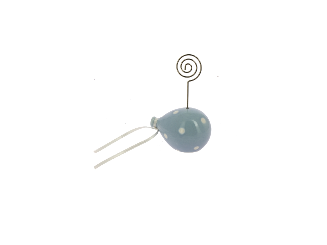 MEMOCLIP PALLONCINO POIS 7X9CM AZZURRO 26VA9495