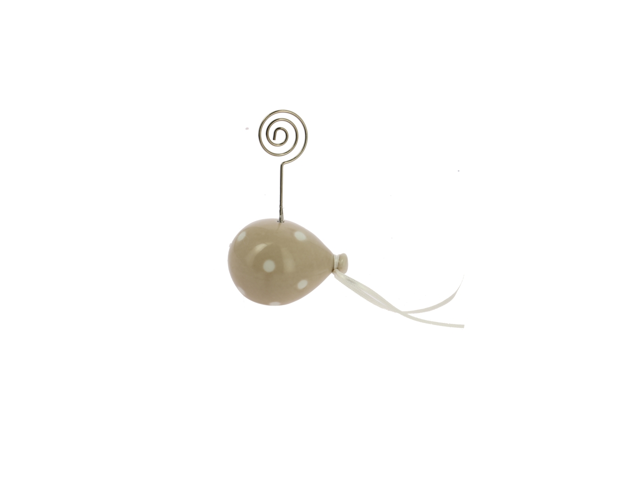 MEMOCLIP PALLONCINO POIS 7X9CM BEIGE 26VA9493
