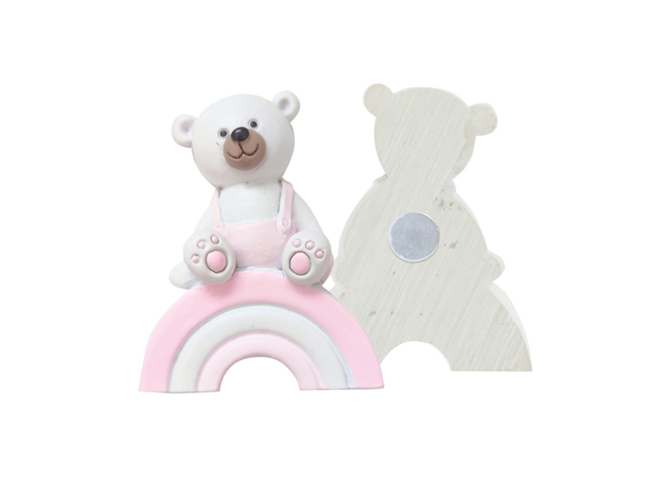 MAGNETE ORSETTO ARCOBALENO 4,5X5,5CM ROSA 24CI6516 MAGNETE ORSETTO ARCOBALENO 4,5X5,5CM ROSA 24CI6516