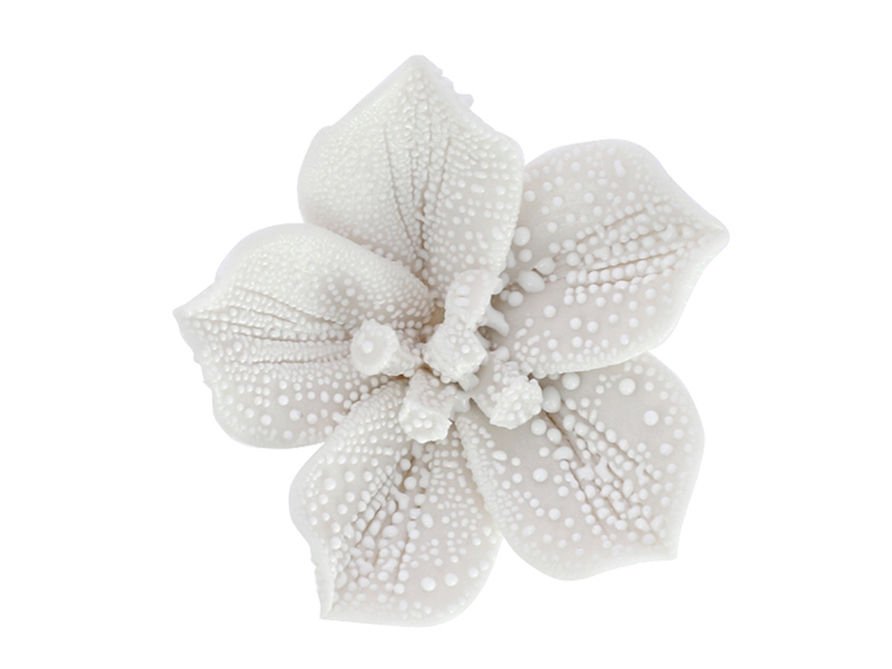 FRESIA PORCELL.C/RUGIADA 4CM AVORIO 24PG6618