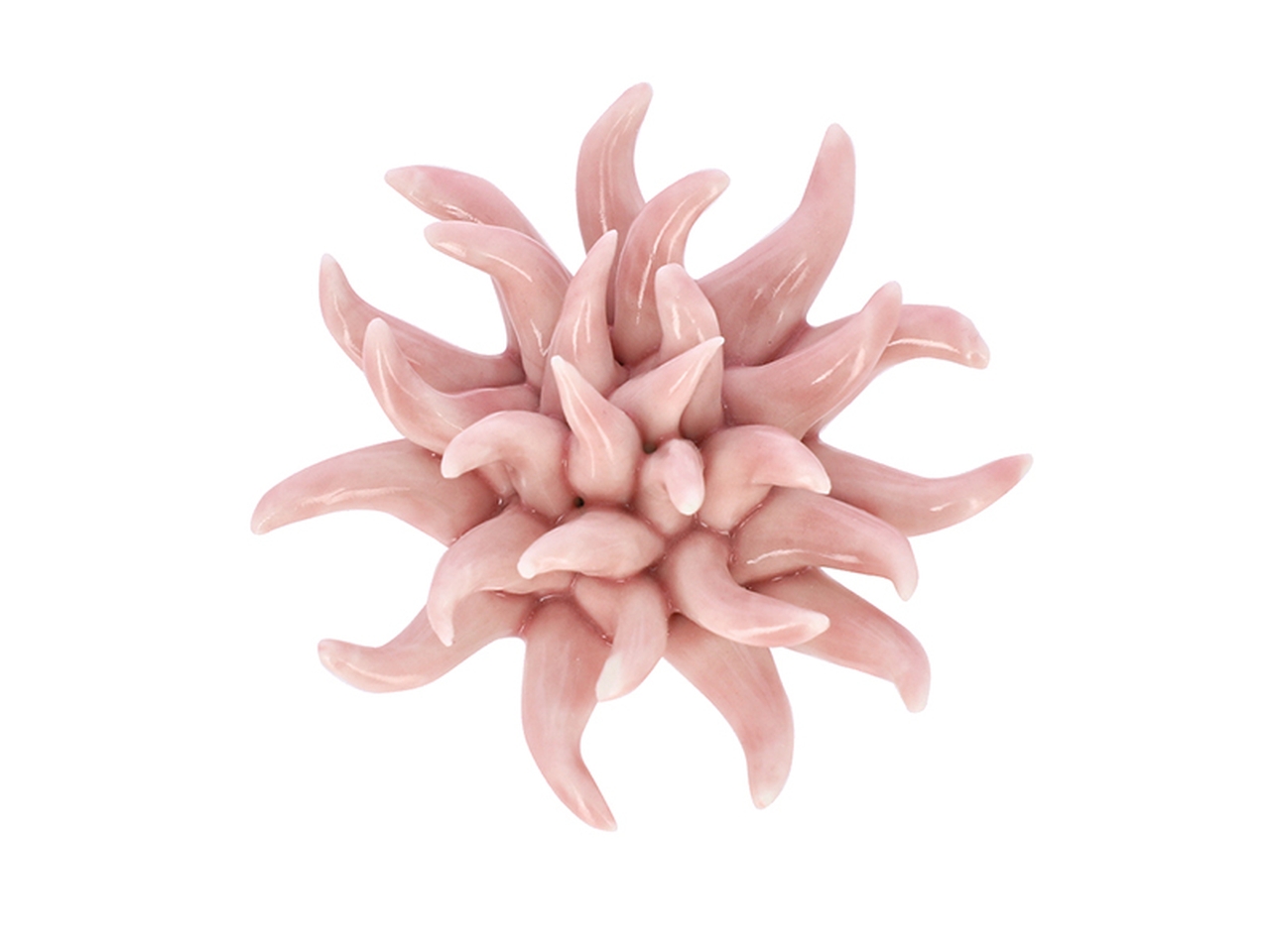 CORALLO IN PORCELLANA D.6XH.3CM ROSA 17VA334