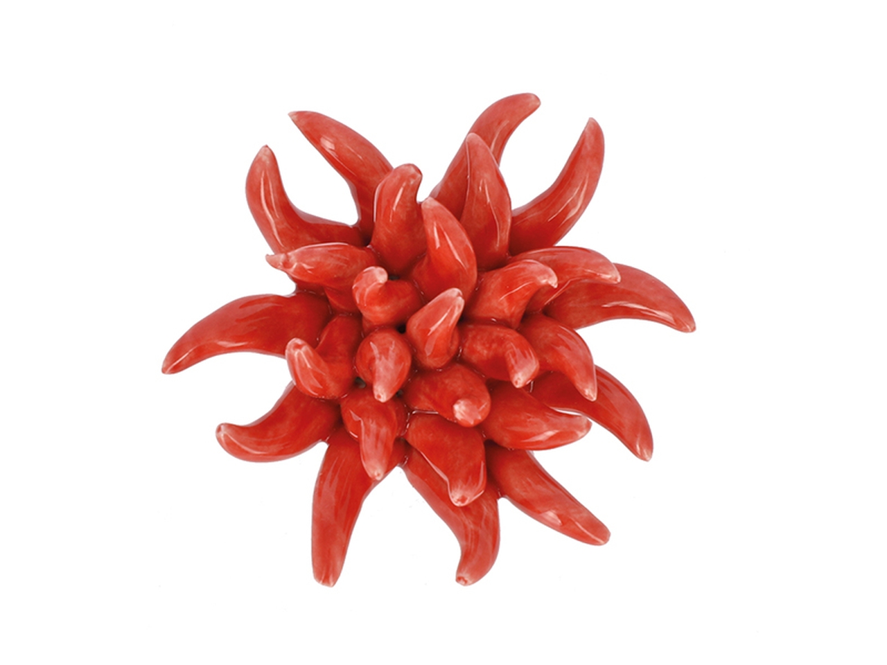 CORALLO IN PORCELLANA D.6XH.3CM ROSSO 17VA335