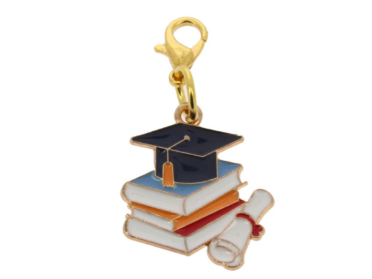 CIONDOLO TOCCO LIBRI C/MOSCHETTONE ORO 25BC7752