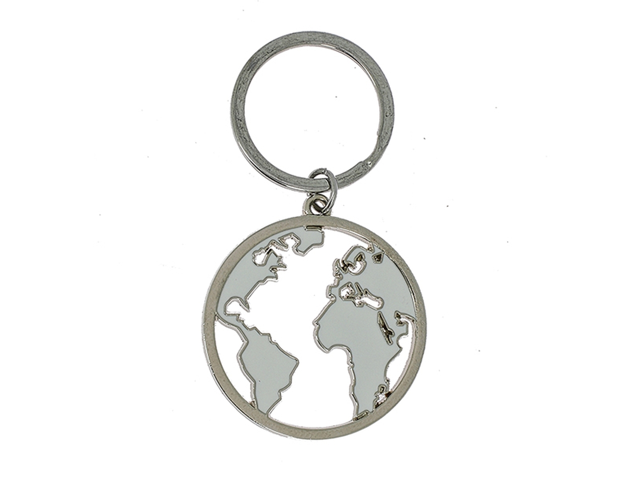 PORTACHIAVE GLOBO ARG.C/CONTINENTI BIANCHI21VZ4007