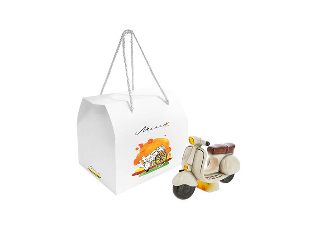 NICARE’ VESPA PICCOLA CERAMICA 4X12XH.8CM 19VA443