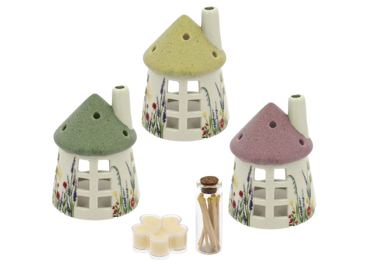 CASETTA LANTERNA PORTA TEA-LIGHT 3ASS. 26VA9415