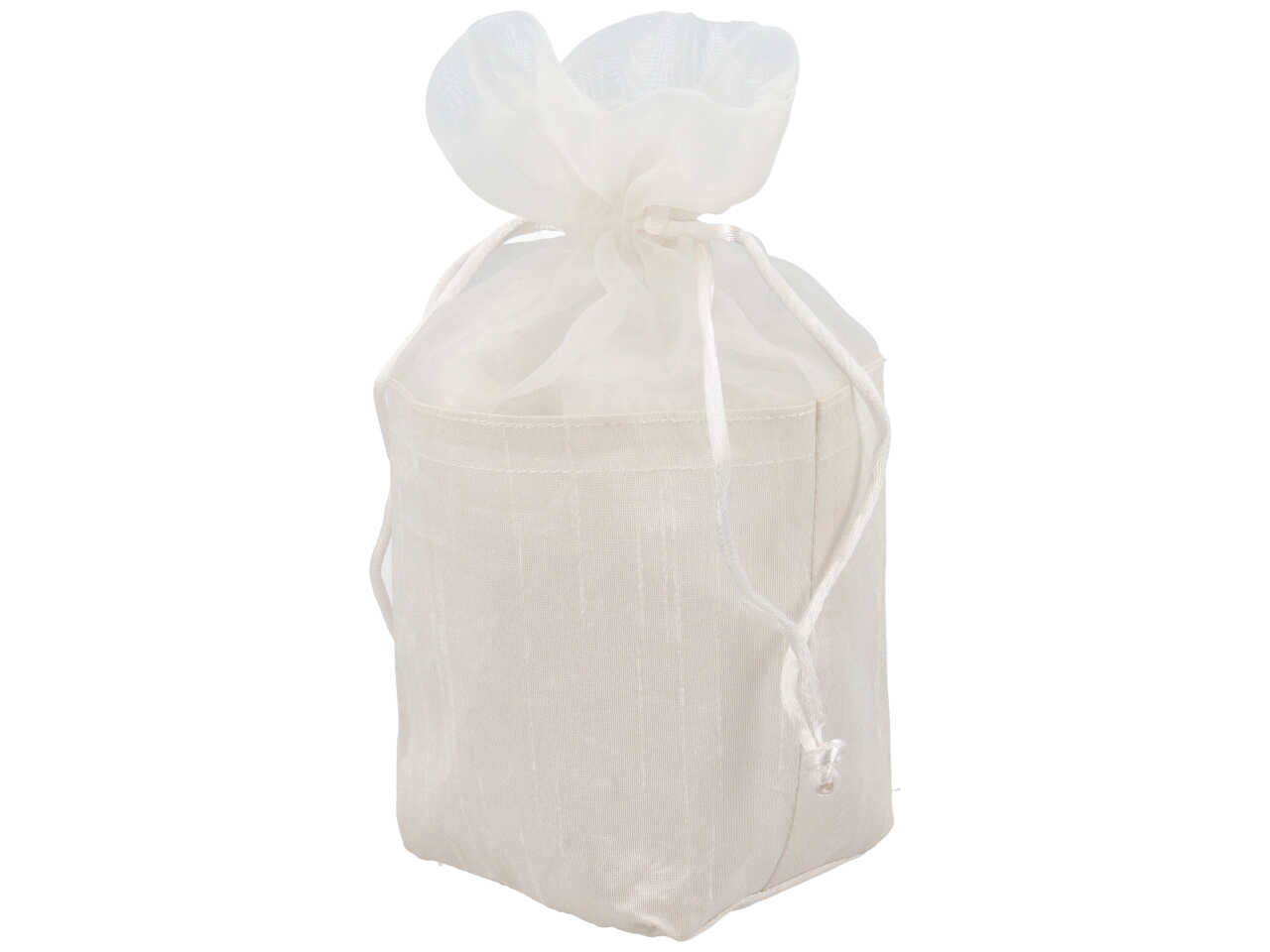 SACCHETTO ORGANZA BIANCO