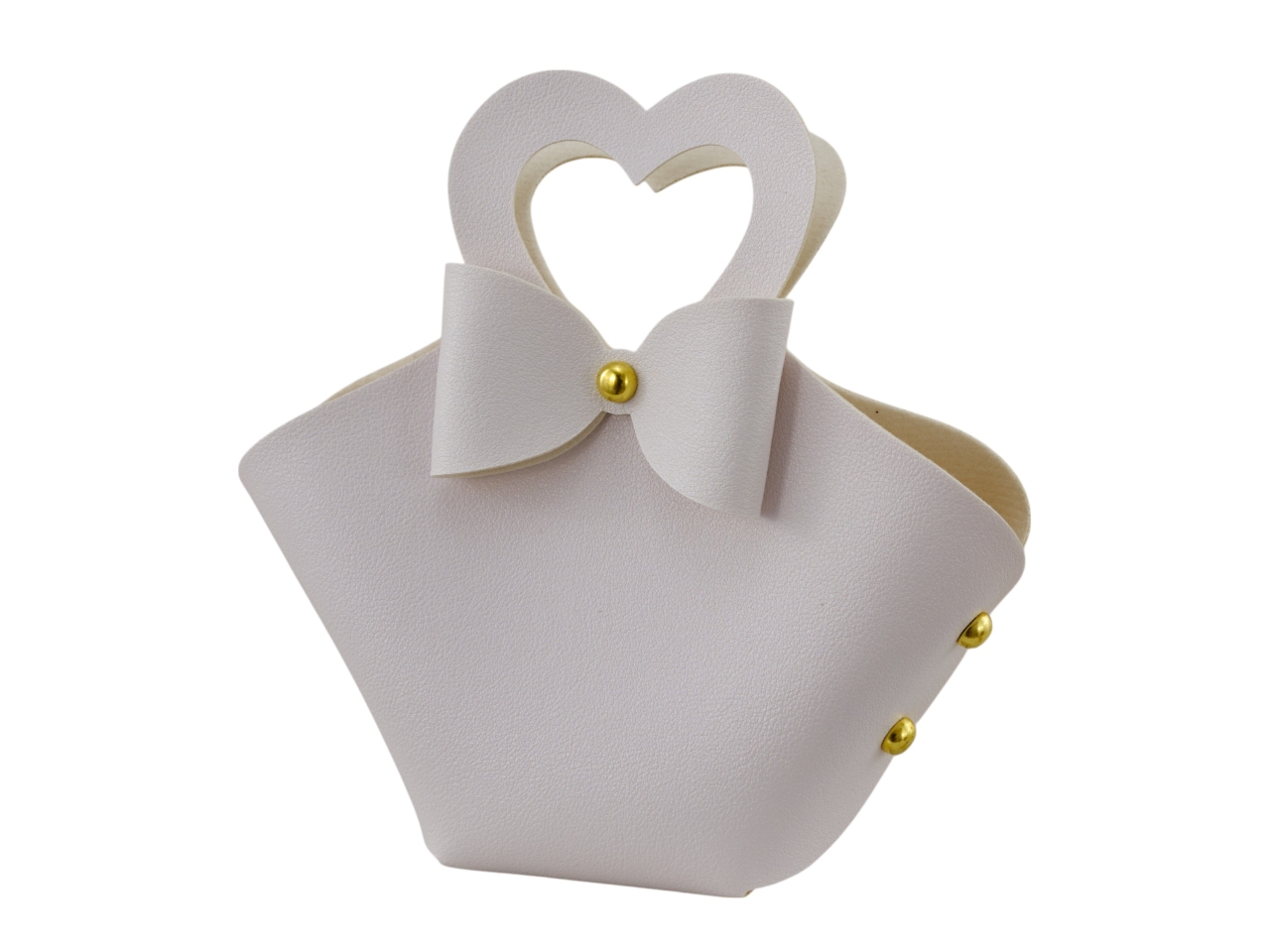BORSETTA CUORE GRANDE 12X13CM BIANCA 872X068 BORSETTA CUORE GRANDE 12X13CM BIANCA 872X068