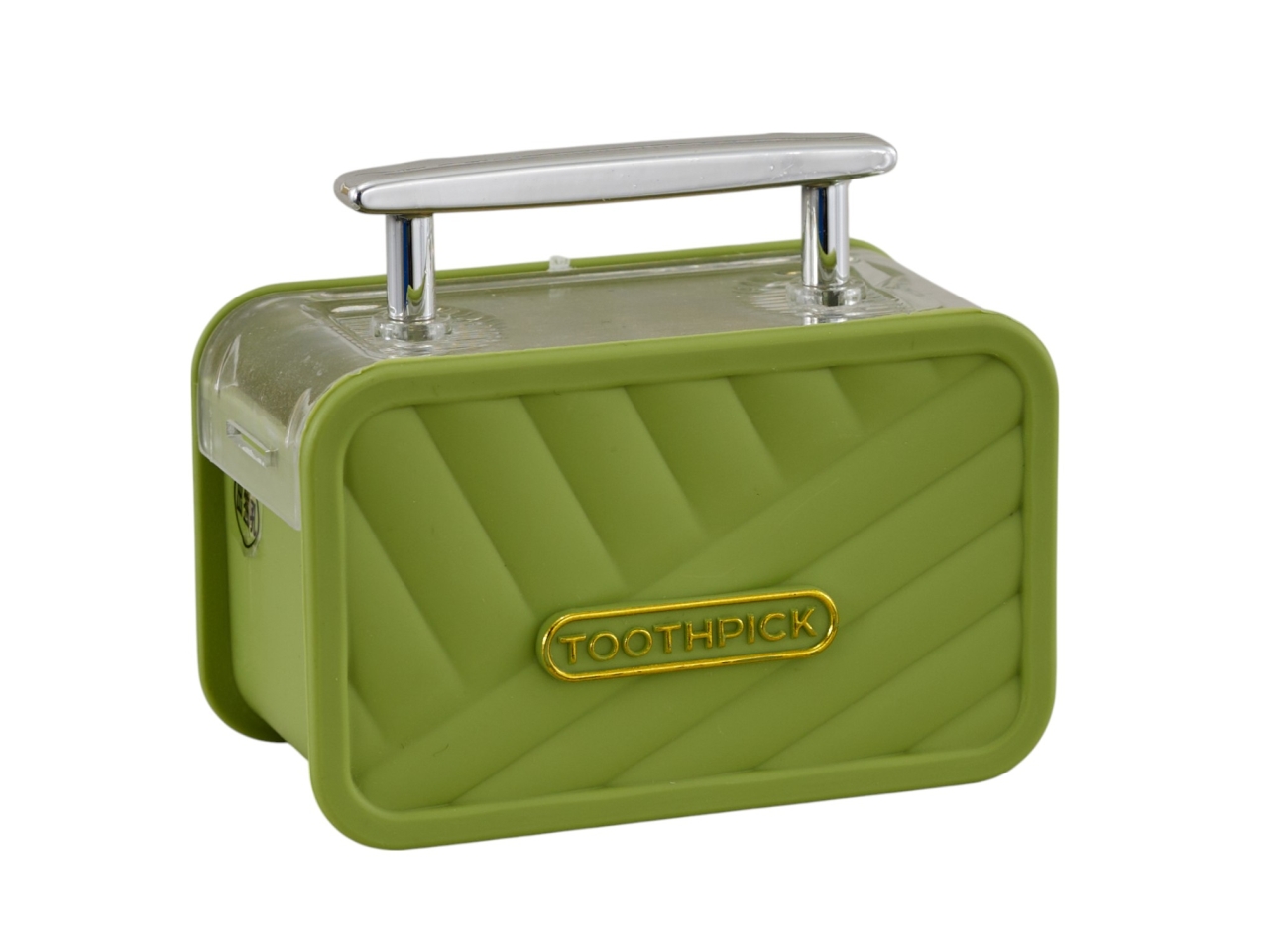 PORTA STUZZICADENTI VALIGIA VERDE7.5X5X3.5 1470010 PORTA STUZZICADENTI VALIGIA VERDE7.5X5X3.5 1470010