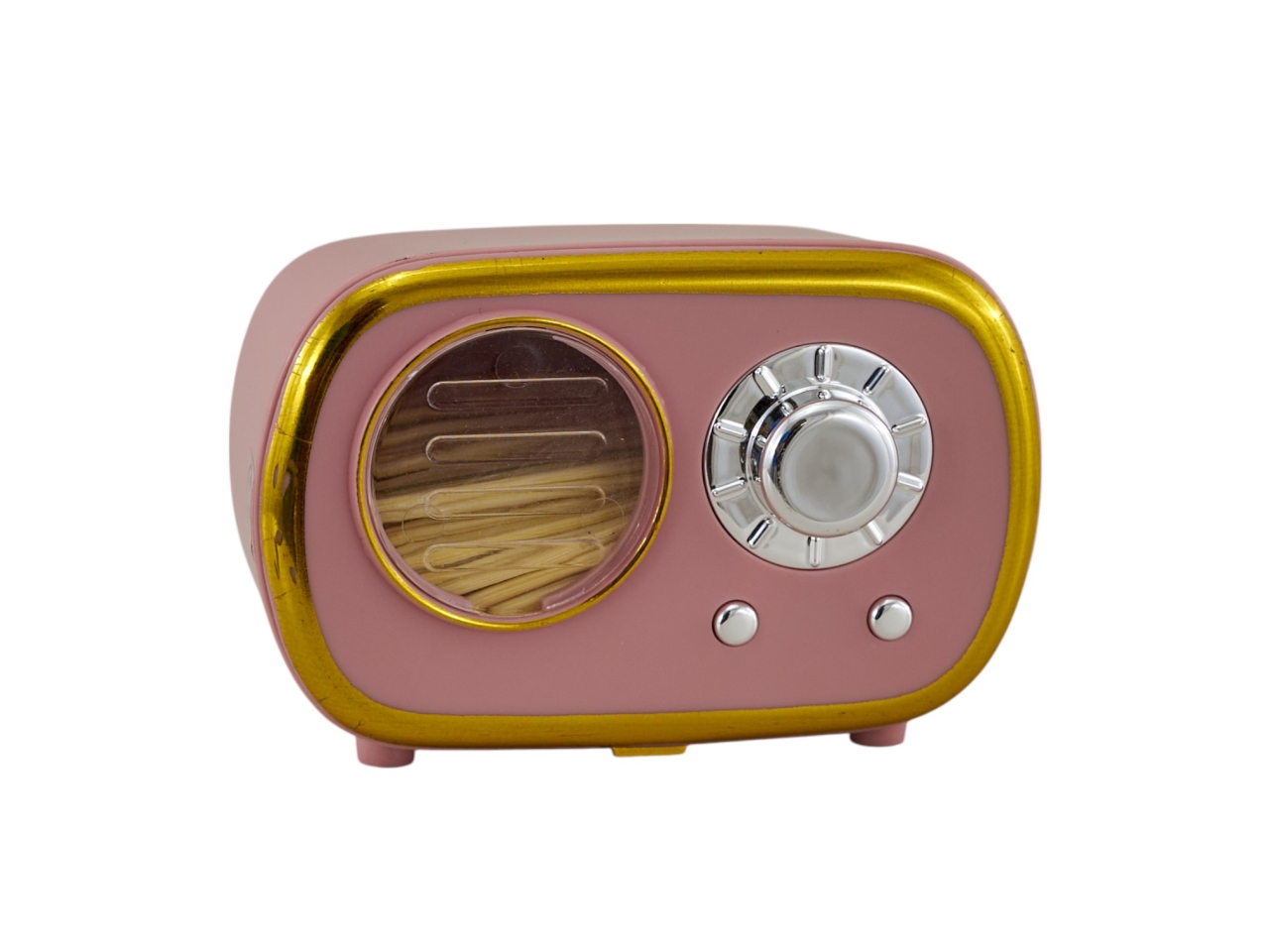 PORTA STUZZICADENTI RADIO ROSA 1470007 PORTA STUZZICADENTI RADIO ROSA 1470007