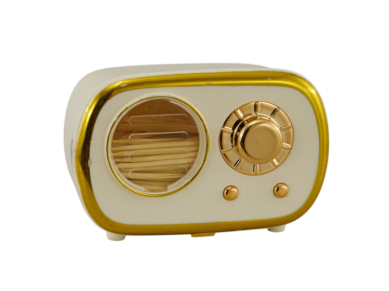 PORTA STUZZICADENTI RADIO BIANCO 1470006 PORTA STUZZICADENTI RADIO BIANCO 1470006