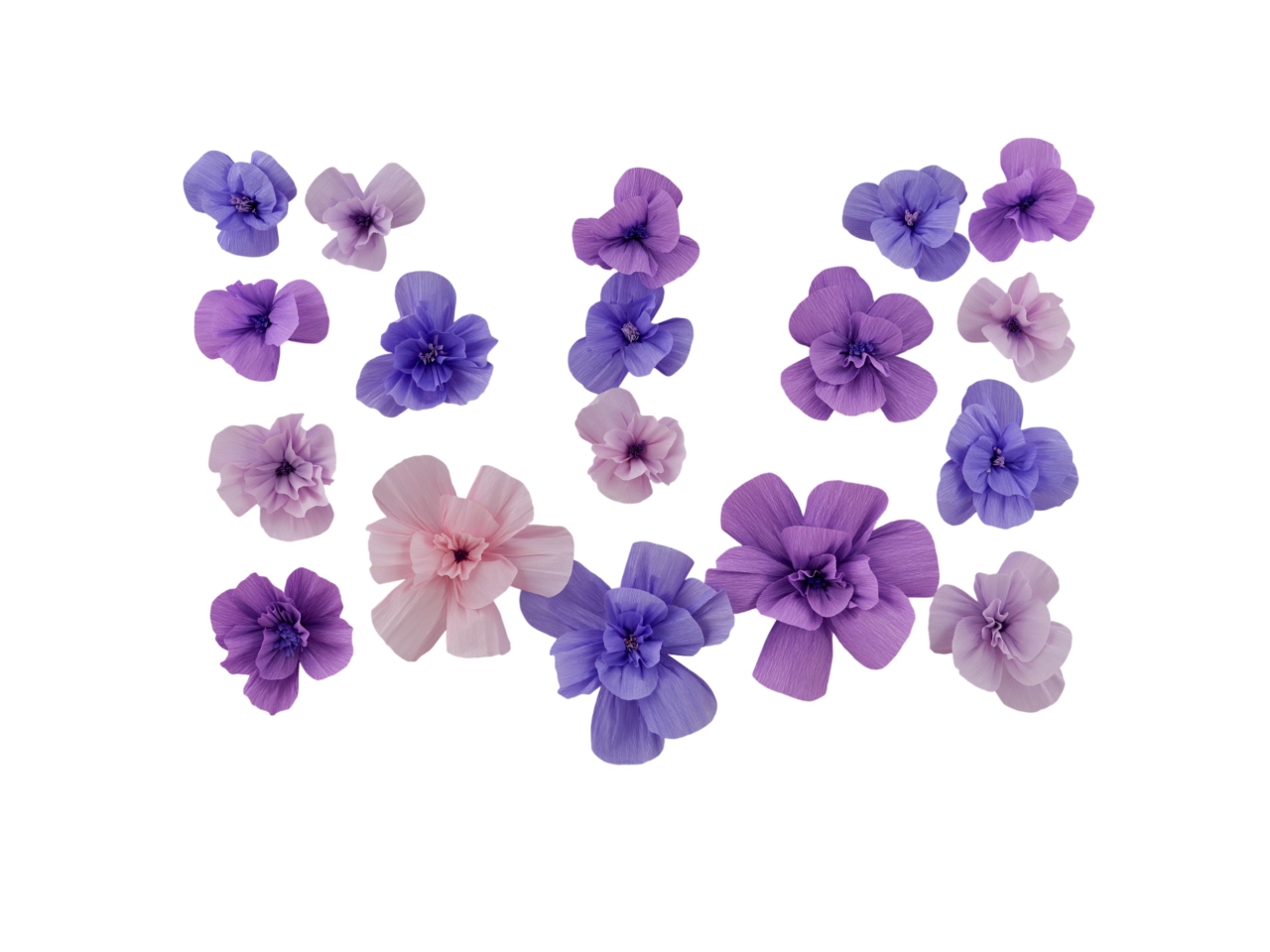 FIORI DECORATIVI D.30-25-20 18PZ LILLA 1460022 FIORI DECORATIVI D.30-25-20 18PZ LILLA 1460022