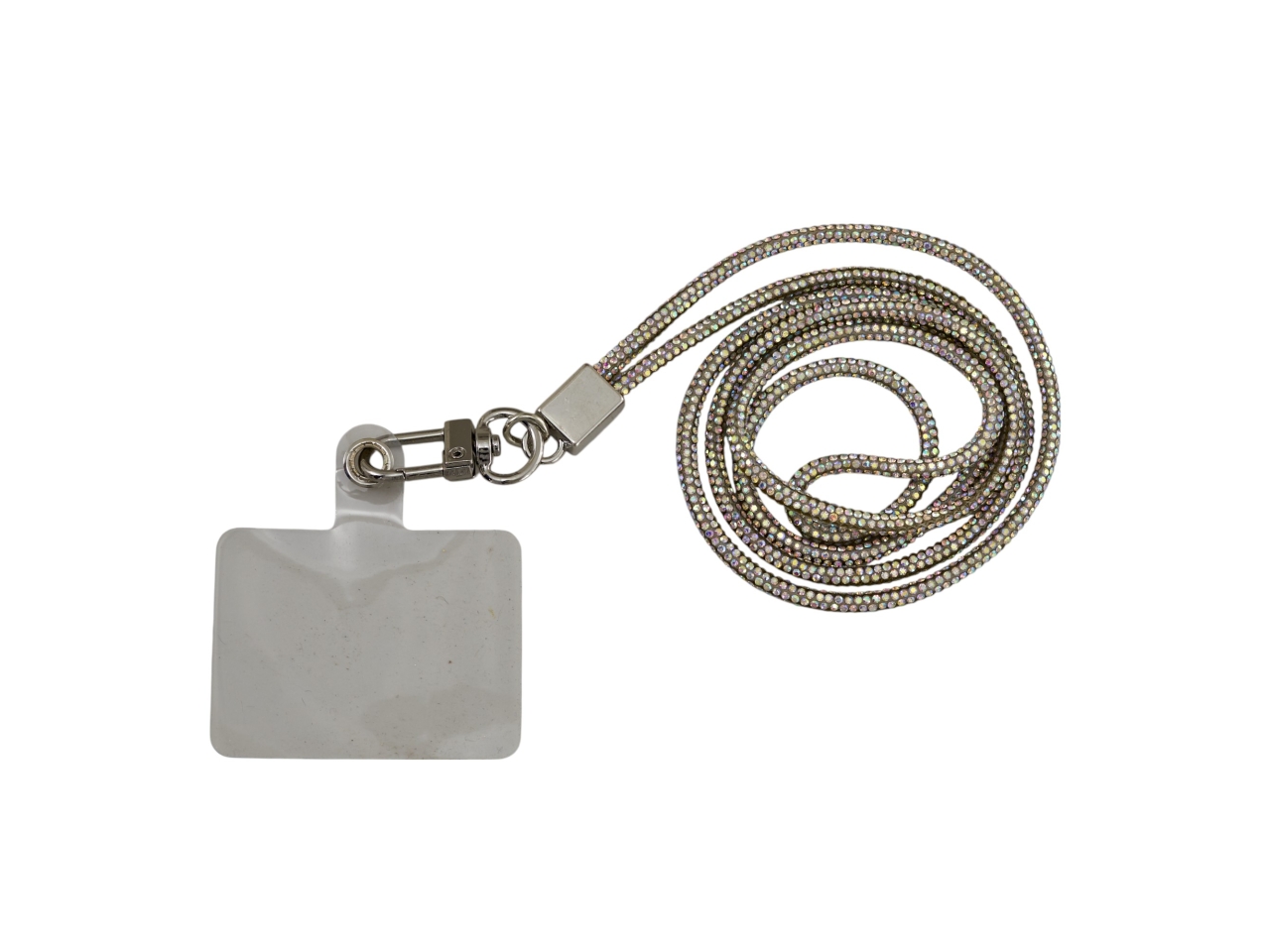 LACCIO STRASS PER CELLULARE 45CM ARGENTO 1449006