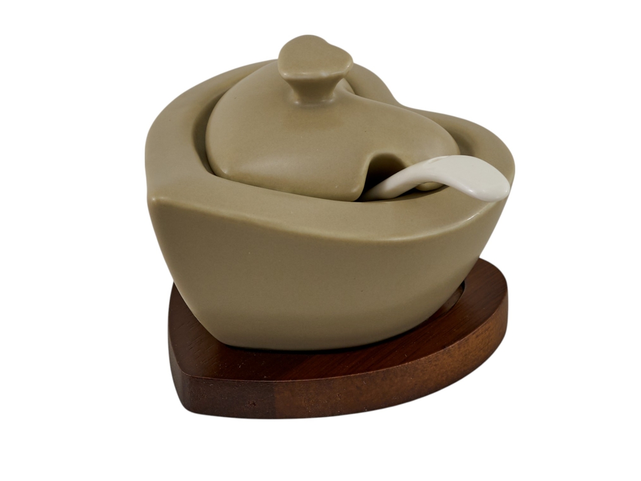 GREY ZUCCHERIERA C/CUCCH. E BASE LEGNO 10CM1208046