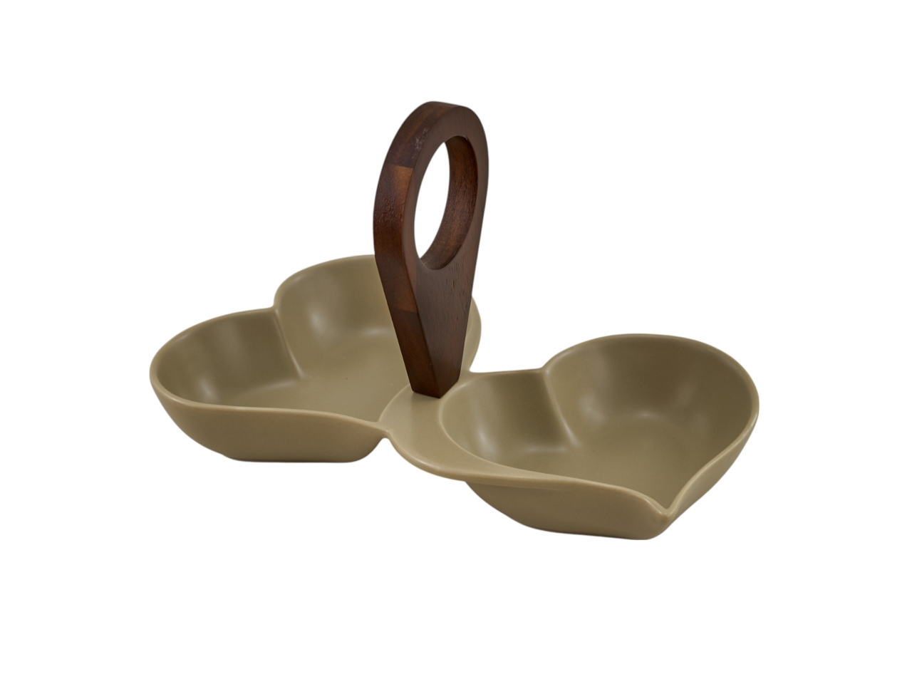 GREY ANTIPASTIERA 2CUORI C/MANICO LEGNO23CM1208043