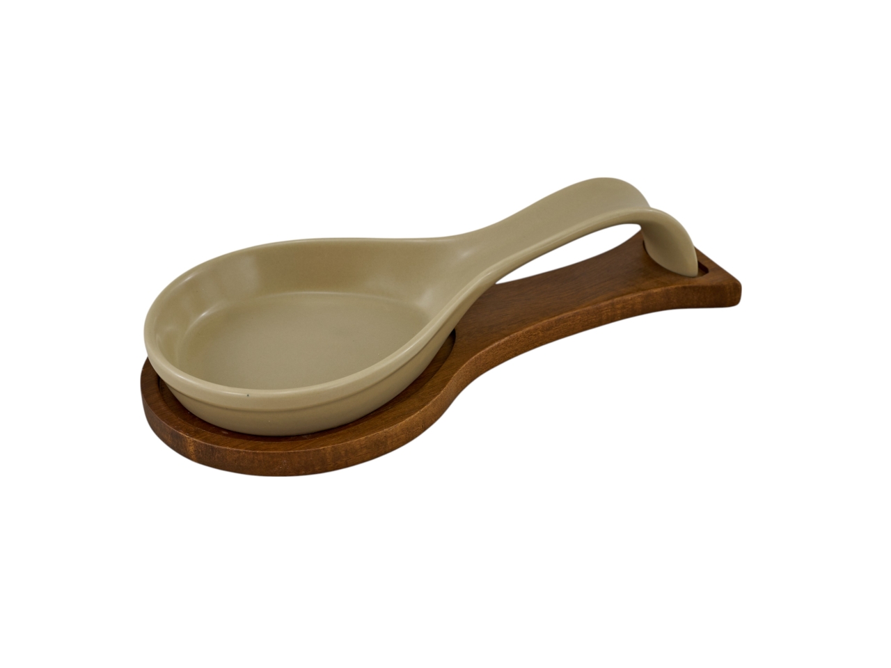 GREY POGGIAMESTOLO C/BASE LEGNO 23CM 1208041