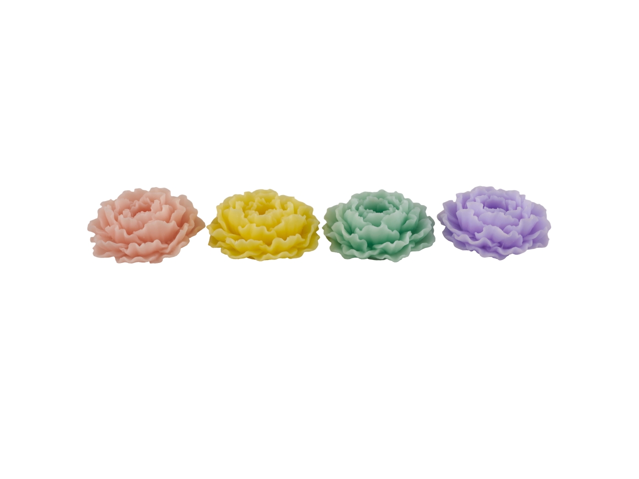 CANDELA PEONIA LED GRANDE 14,5X6,5CM 4ASS. 1171029