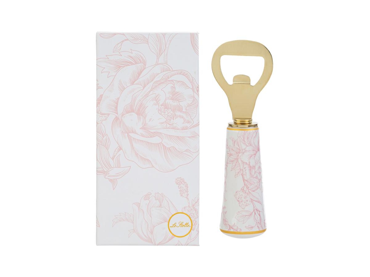 APRIBOTTIGLIE 12CM C/MANICO DECORATO ROSA 58258 APRIBOTTIGLIE 12CM C/MANICO DECORATO ROSA 58258