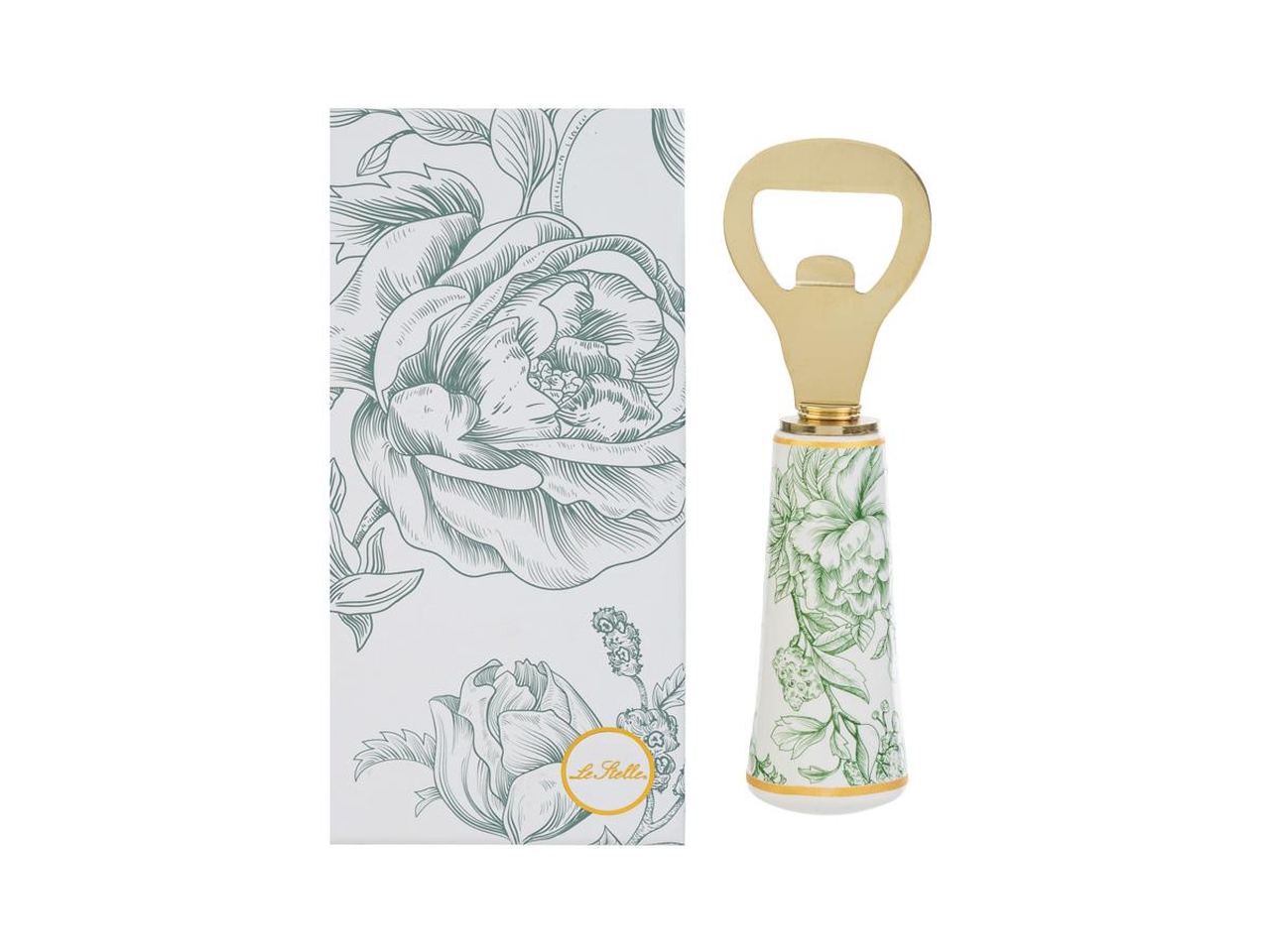 APRIBOTTIGLIE 12CM C/MANICO DECORATO VERDE 58248 APRIBOTTIGLIE 12CM C/MANICO DECORATO VERDE 58248