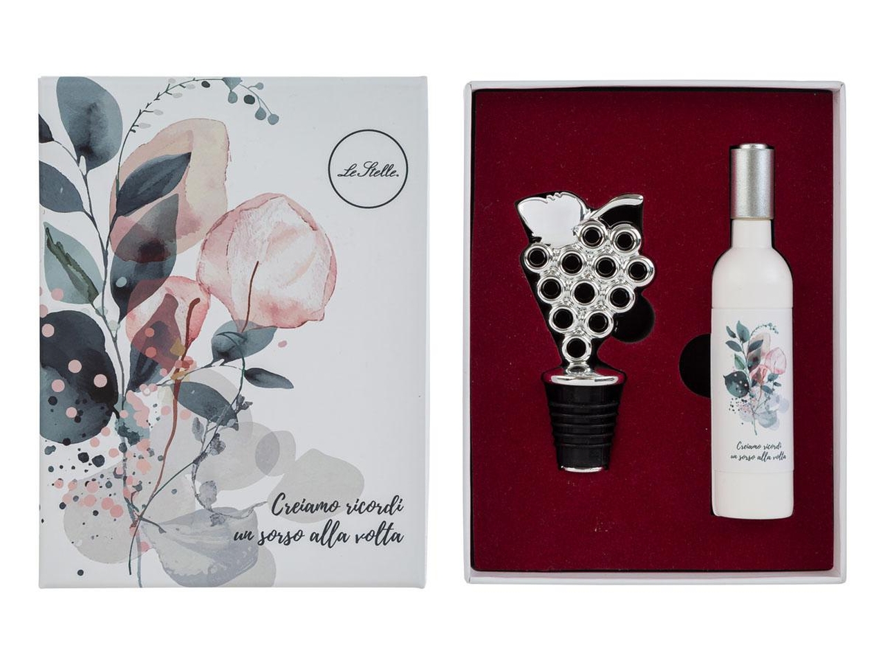 SORSI D’AMORE ACCESSORI VINO 2PZ C/ASTUCCIO 58019 SORSI D’AMORE ACCESSORI VINO 2PZ C/ASTUCCIO 58019