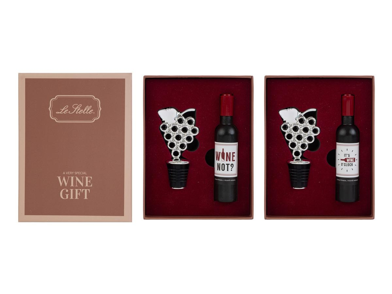 WINE TIME ACCESSORI VINO 2PZ C/ASTUCCIO 2ASS.58026 WINE TIME ACCESSORI VINO 2PZ C/ASTUCCIO 2ASS.58026