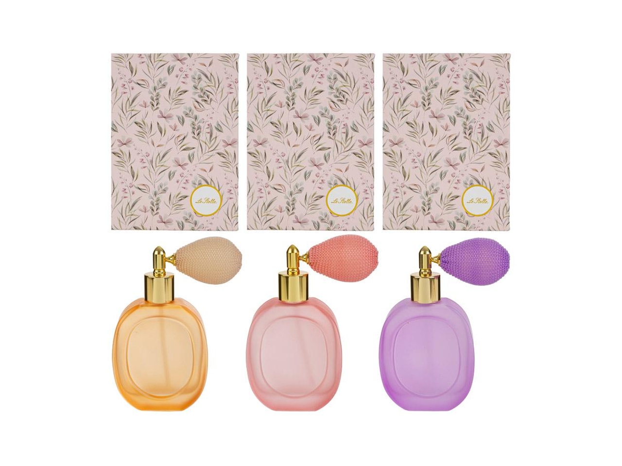 PORTAPROFUMO SPRAY SATINATO 50ML 11,5CM 3ASS.58324