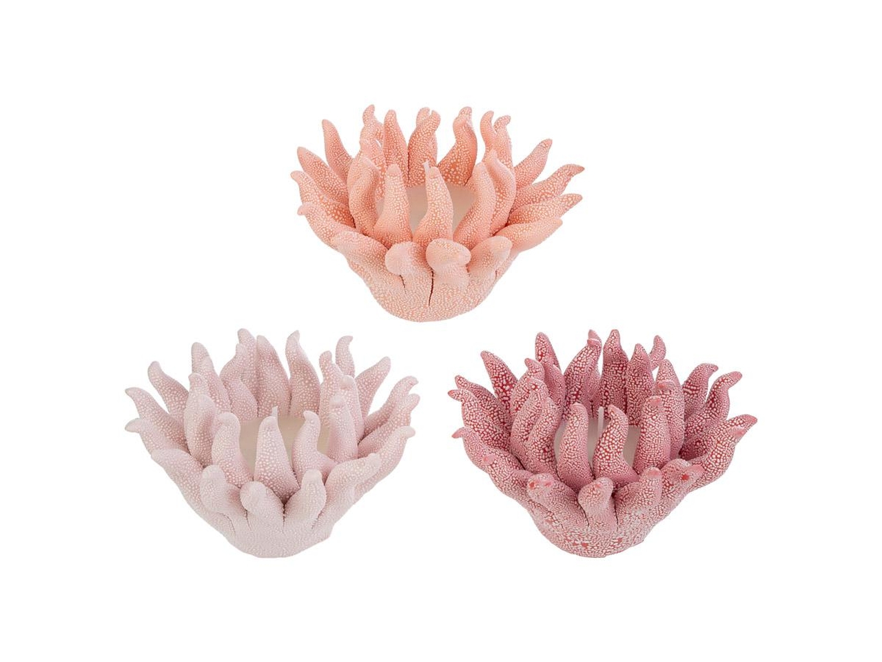 CORALLO PORTACANDELA 12X7CM 3ASS.58169 CORALLO PORTACANDELA 12X7CM 3ASS.58169