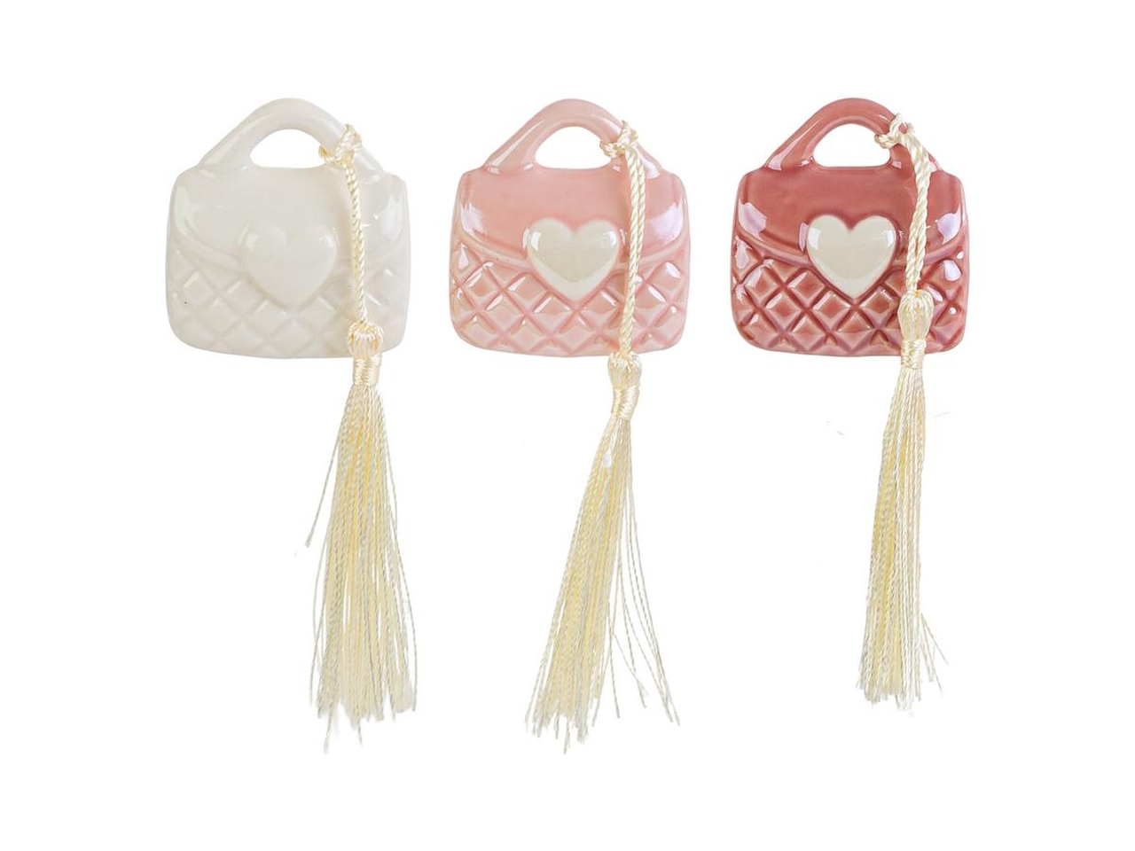 CALAMITA BORSETTA PORCELLANA 4,5X5CM 3ASS. 58173