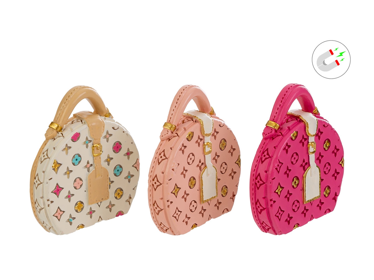 CALAMITA BORSETTA RESINA 4,5X5CM 3ASS. 58117