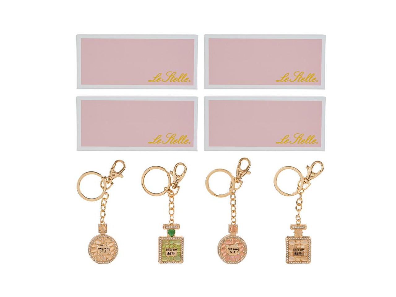 PORTACHIAVI PARFUM 3,5CM C/SCATOLA 4ASS. 58144 PORTACHIAVI PARFUM 3,5CM C/SCATOLA 4ASS. 58144