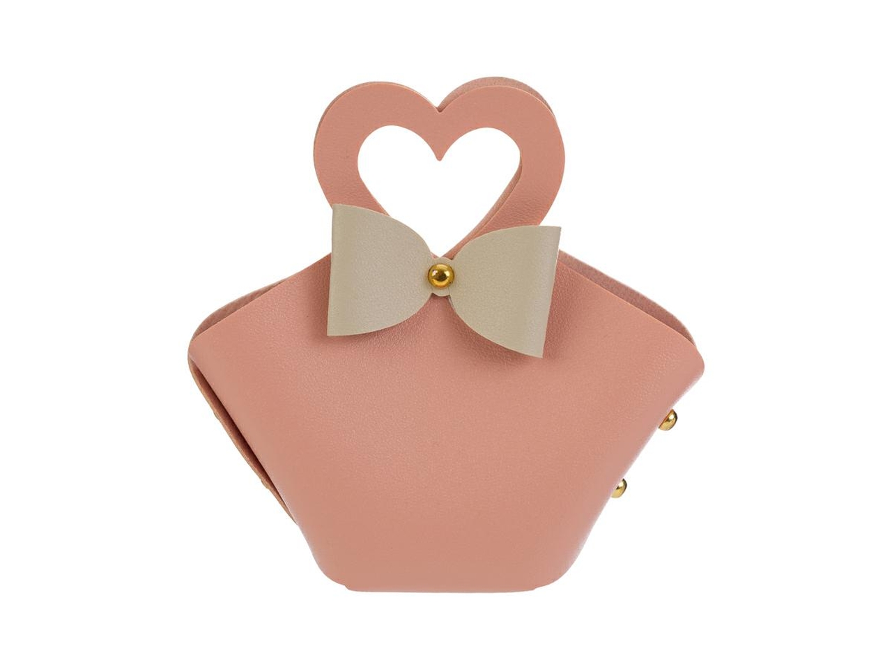 BORSETTA SIMILPELLE 17X6X16CM ROSA 58219