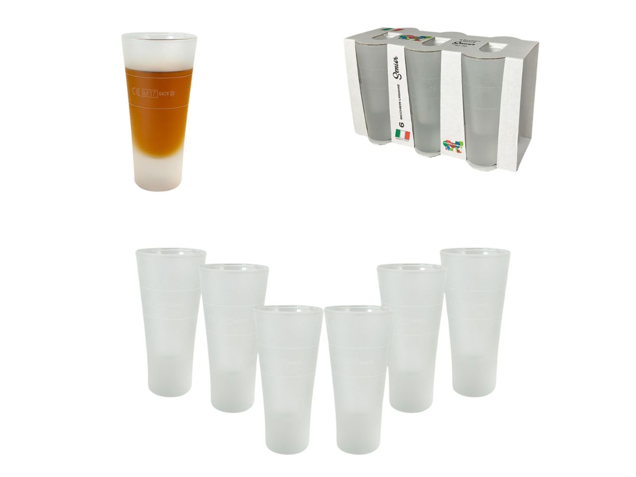 BICCHIERE LIQUORE SENIOR TRASP. 6PZ B2077/0030 BICCHIERE LIQUORE SENIOR TRASP. 6PZ B2077/0030