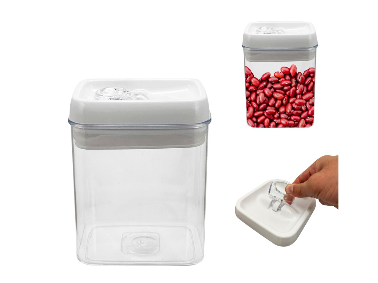 CONTENITORE ERMETIC 10X10 H20,5CM 1204