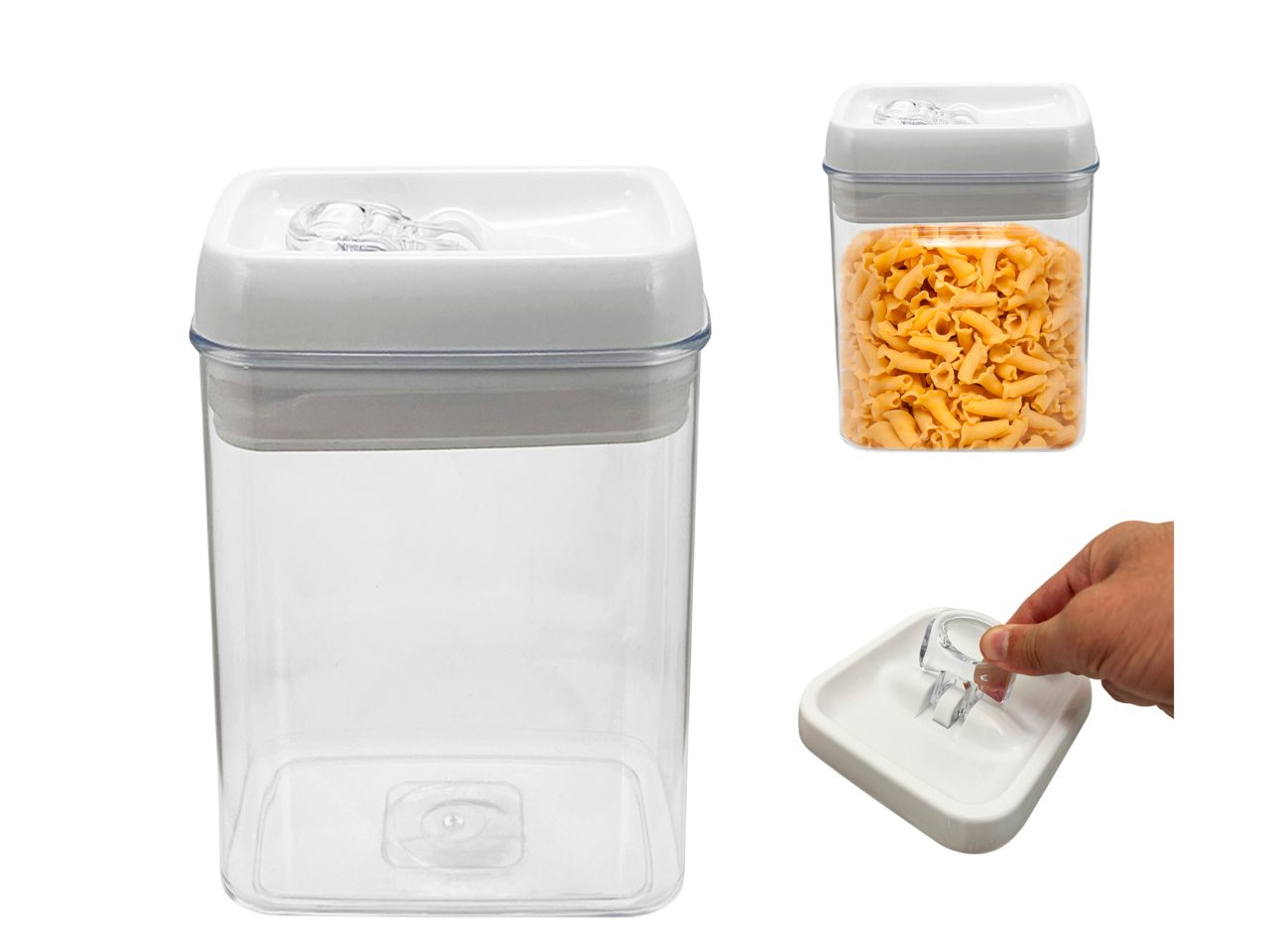 CONTENITORE ERMETIC 12,5X12,5 H23CM 1207