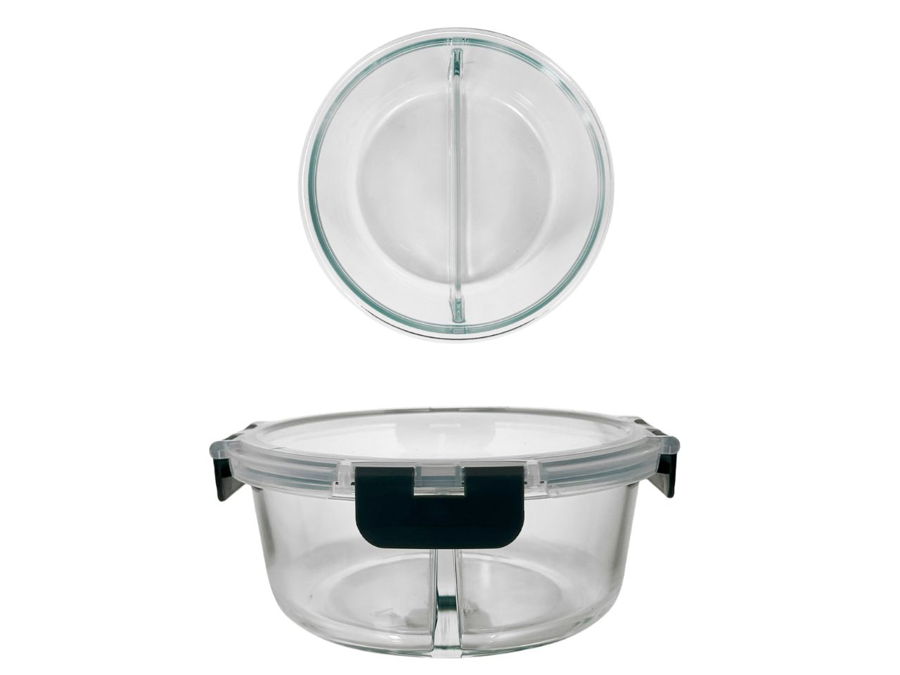 CONTENITORE VETRO TONDO 17CM H 7CM 1199 CONTENITORE VETRO TONDO 17CM H 7CM 1199