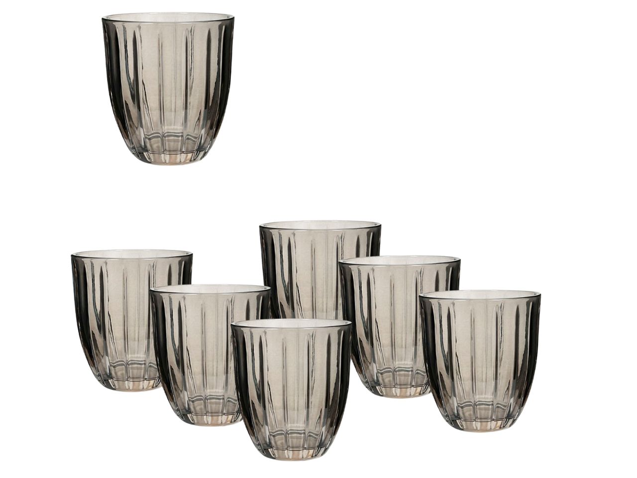 SILIS BICCHIERI 310ML FUMO 6PZ 1274